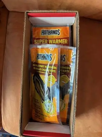 Box Of HOTHANDS Hand And Foot Warmers