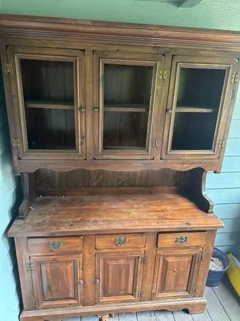 Vintage Large Dining Room Hutch