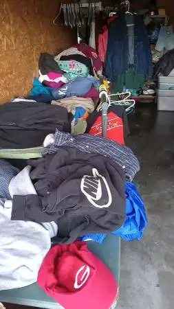 STORAGE UNIT 10 FT. X 20 FT. CLOSE OUT SALE/ EVERYTHING FOR 250.00
