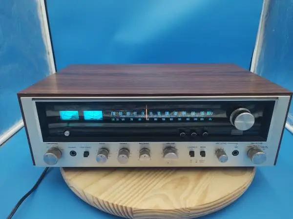 Vintage Sansui 5050 stereo receiver 30wpc, serviced, leds, 1976