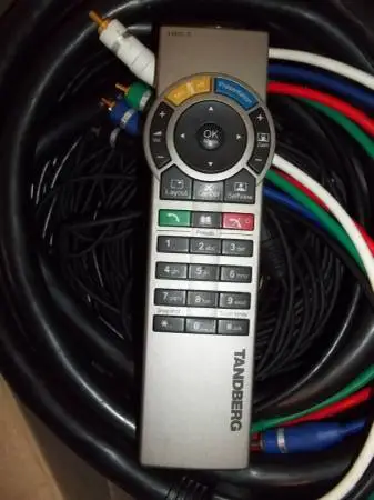 CABLES & REMOTE CONTROL for Tandberg 7000 VideoConference System