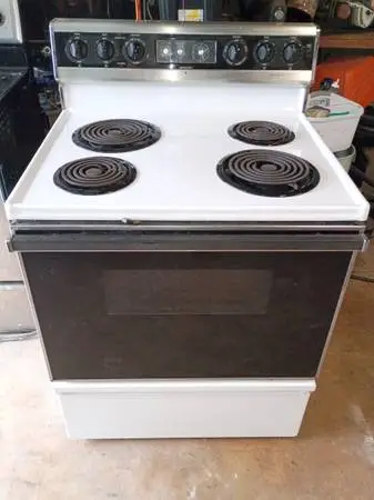 Heavy duty Kenmore coil top oven stove range