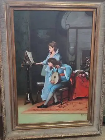 Oil Painting on canvas for music lovers Special