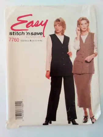 McCalls Pattern 7760 Uncut