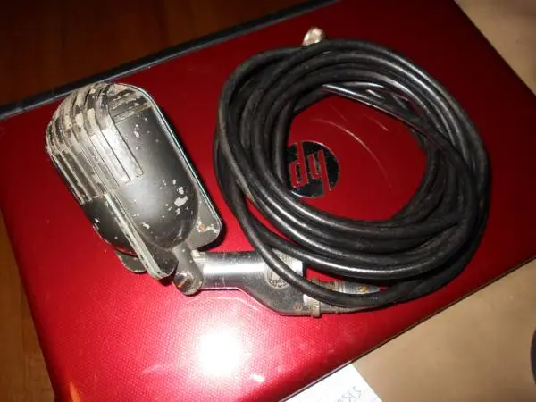 Vintage   Microphone   With   Cable