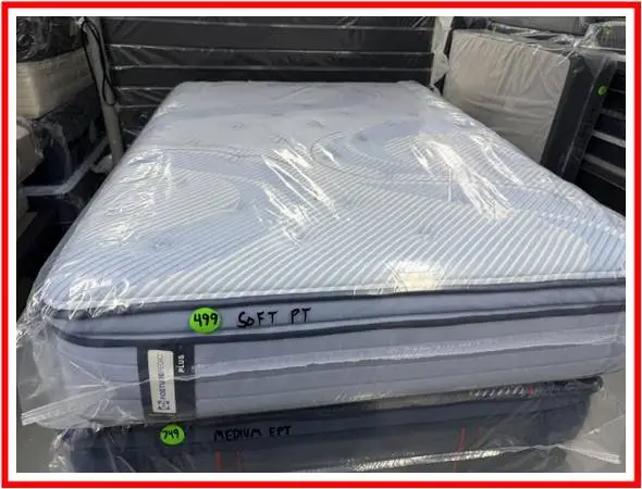 Full Size Sealy Posturepedic Pro Pillow Top Mattress & Box Bed Set