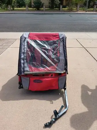 TWO - SEAT KIDS CHILD BICYCLE TRAILER