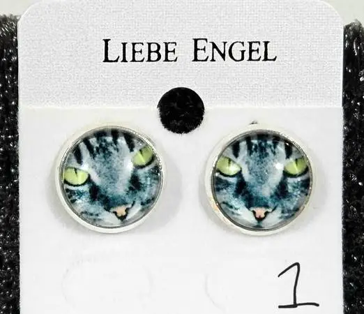 Cat Themed Earrings 6 Different Designs Sets NIP