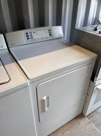 27W White GE Profile Dryer Front Load Model #DPSB613ED2WW Used