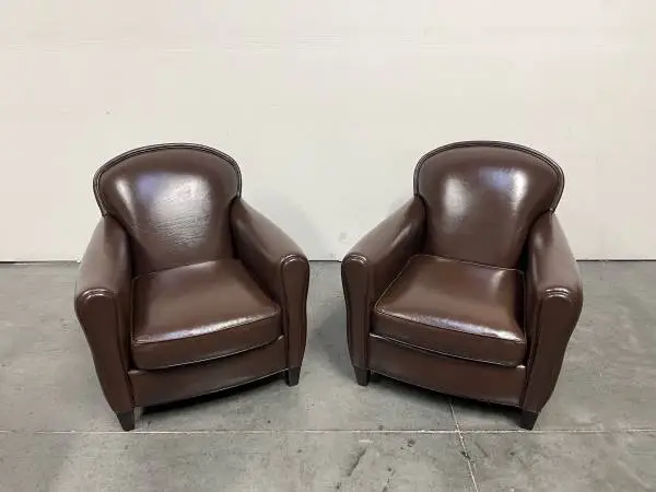 Leather Club Chairs