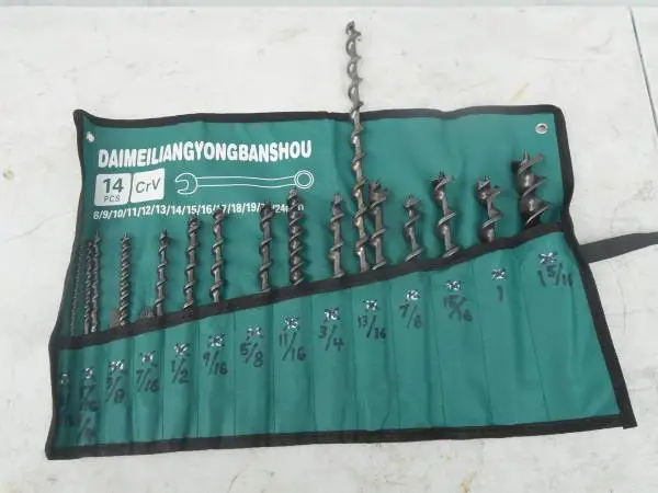Vintage Auger Style Drill Bit Set