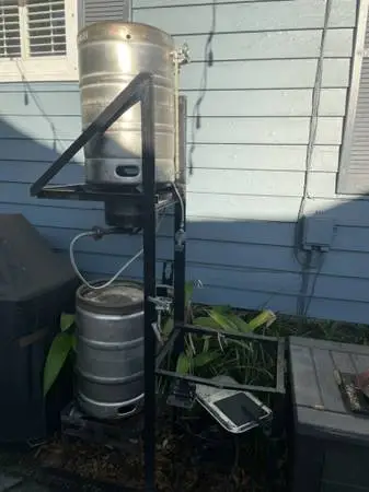 Homebrewing Equipment (brewing rack, keezer, keggle, stainless ferment