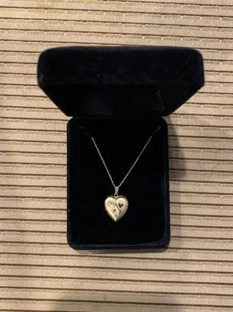 Beautiful Heart Shaped Locket Pendant Necklace