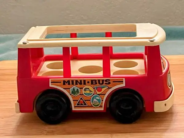 VINTAGE 1969 Fisher-Price Little People MINI BUS FP-141 USA