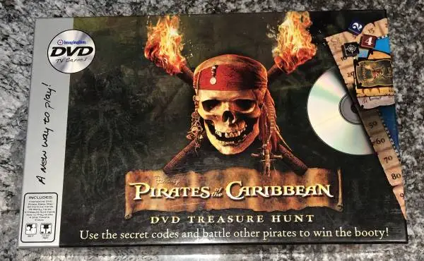 Game, Pirates of the Caribbean DVD treasure hunt