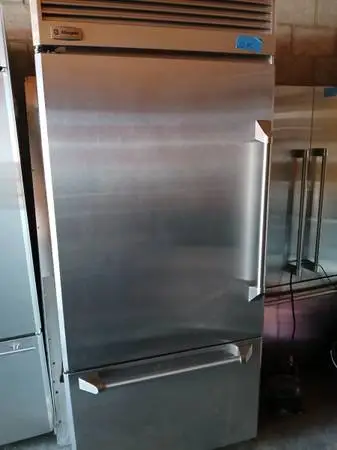 Ge monogram 36 stainless steel built-in bottom freezer refrigerator