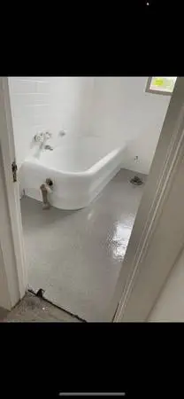Bathtub refinish and tile reglazed, caulking and more.