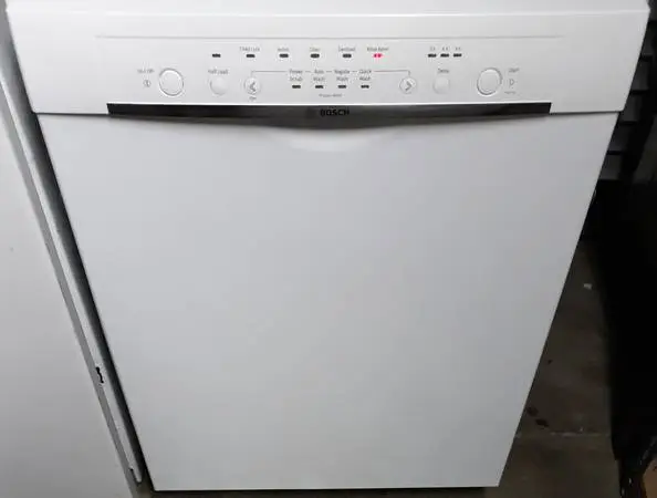 White Bosch Dishwasher-Includes Delivery and Installation
