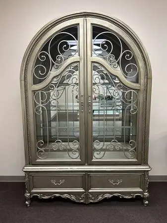 Glass Hutch With Draws