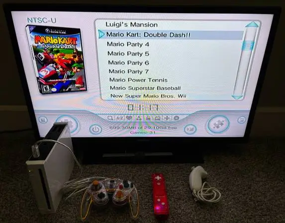 Nintendo Wii 2,000+ Games Modded
