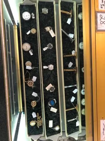 Vintage watches, pocket watches, silver coins, jewelry & etc