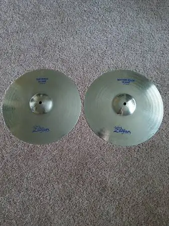 Vintage Zildjian 14 Platinum Hi Hat Cymbals