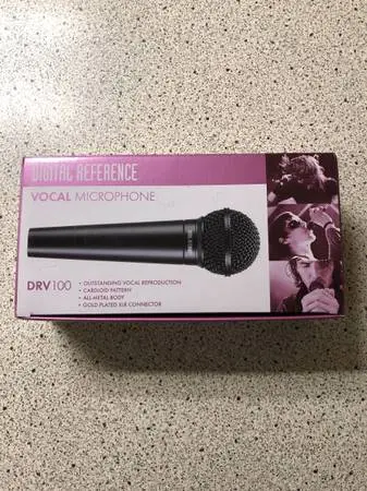 Digital Reference Vocal Microphone DRV100 - Tested Working