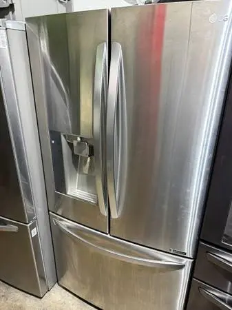 LG frenchdoor refrigerator stainless steel