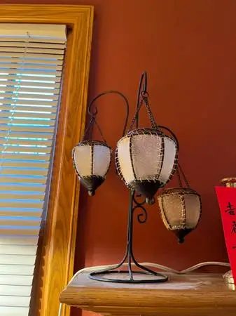 Five Decorative Hanging Votive Candle Holders - 3 and 4 Candle