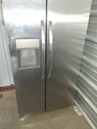 Frigidaire stainless side by side refrigerator