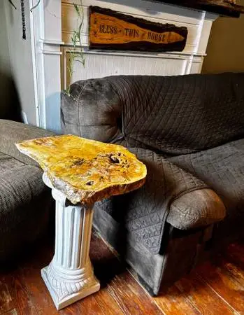 Flamed Box Elder Pillar Plant Stands