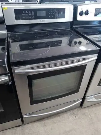 🌲Samsung stainless steel induction glass-top stove