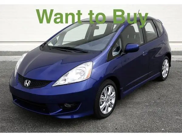 [WTB] 2009-2014 Honda Fit Sport w/manual trans