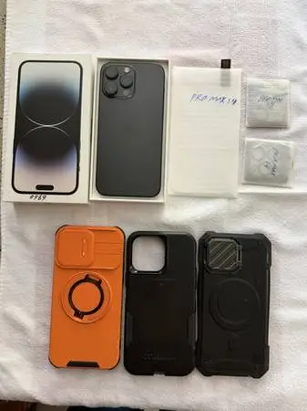 iPhone 14 Pro Max Unlocked with Phone Case, Screen & Camera Protector
