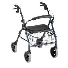 NOVA° Cruiser Deluxe 4202bl 300lb 4-Wheel Walker...