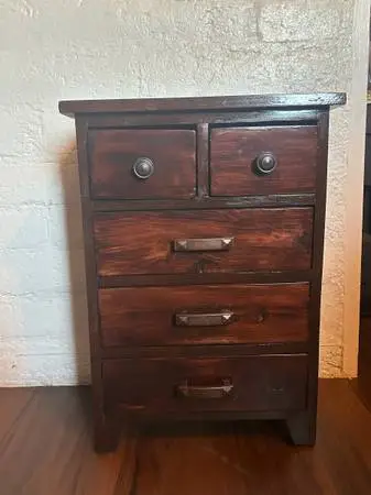 Wooden night stand
