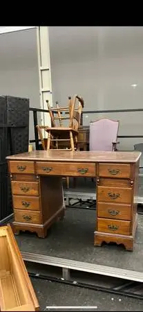 Vintage Wood Desk
