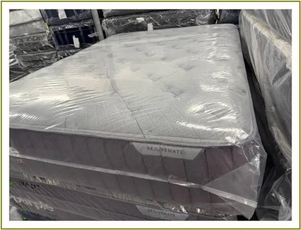 QUEEN SIZE PURPLE LUXE REJUVENATE MATTRESS & BOX SPRING BED SET