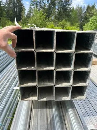 4x4 Square Steel Tubing 11GA