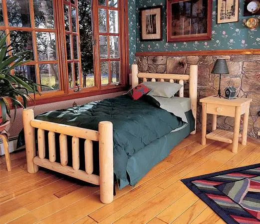 cedar looks DOUBLE BED 58 W x 84 L x 44 H #B38B Brand new 150