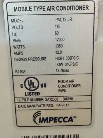 Freestanding air conditioner