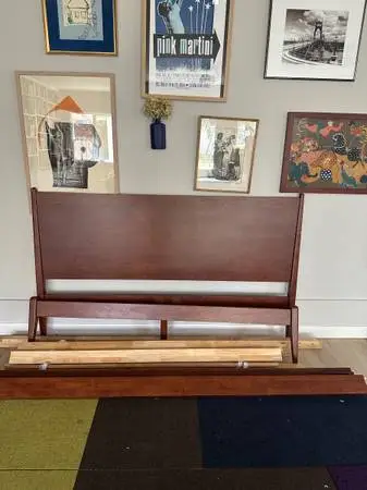 West Elm Queen bed frame
