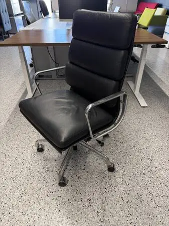 Herman Miller Eames HighBack SoftPad-Leather- NICE $1,495- San Jose