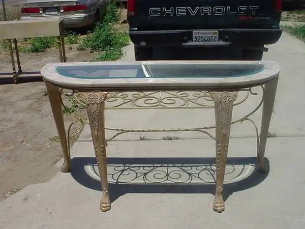 hall entry sofa table