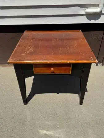 Household Wooden Table With Drawer
