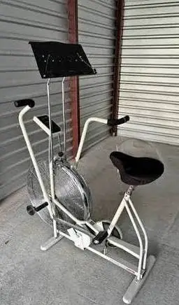 SCHWINN AIRDYNE AD4 CARDIO EXERCISE BIKE W/ READ RACK & FENDER