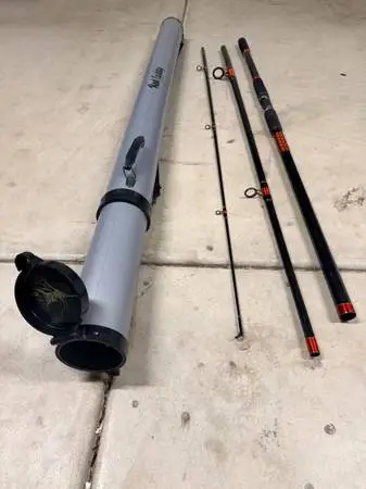 Fishing Gear Lot – Rod, Reel, Tackle & Pole Case