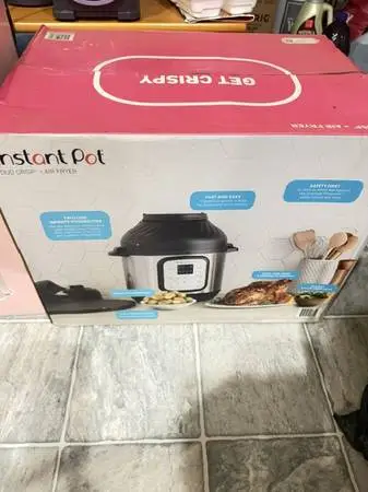 Brand new in box Instapot Duo Crispy only $75! 50% off