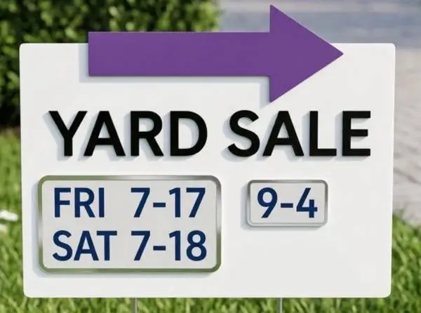 Lavender Garage Sale !
