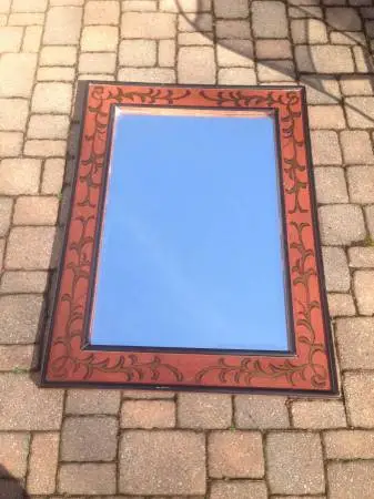 Decorative 33.5 x 45.5 Wall Mirror with one inch Beveled edge Mirror
